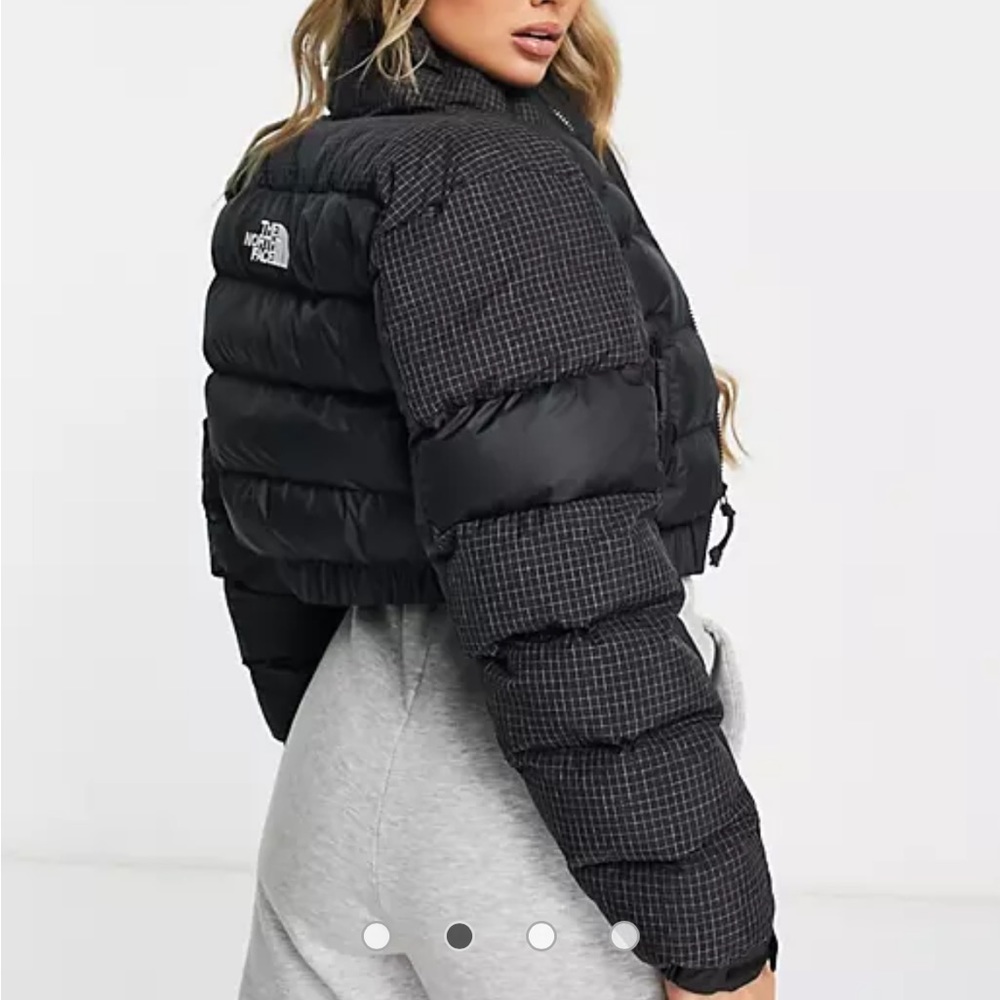 The North Face Rusta puffer jacket in black